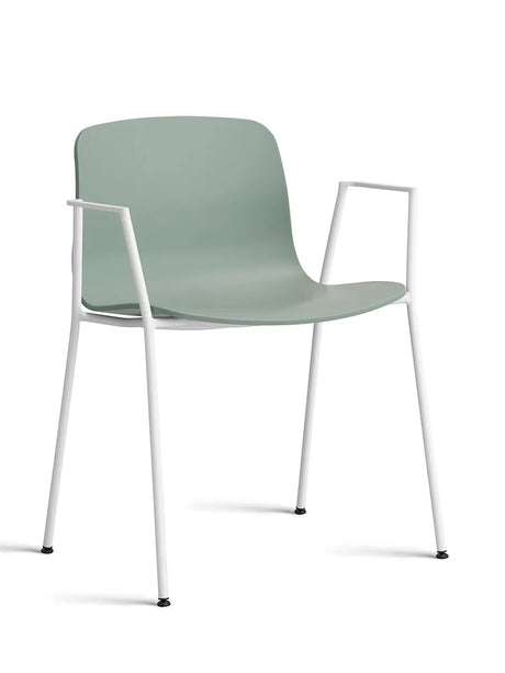 About a Chair AAC18 fra Hay - Fall Green / Hvid pulverlakeret stål - Jacobsen Plus