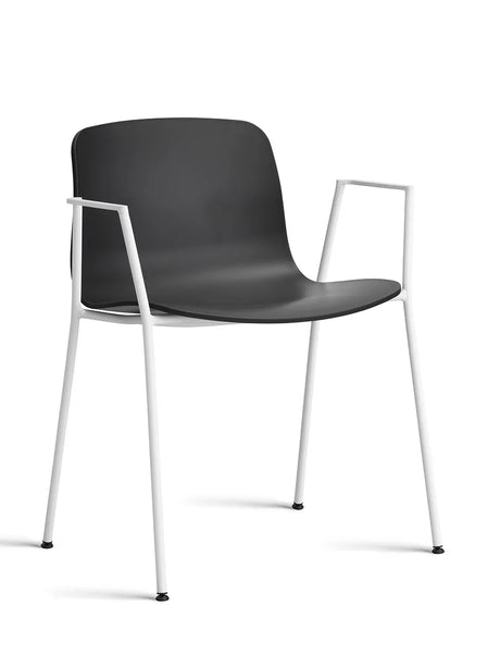 About a Chair AAC18 fra Hay - Black / Hvid pulverlakeret stål - Jacobsen Plus