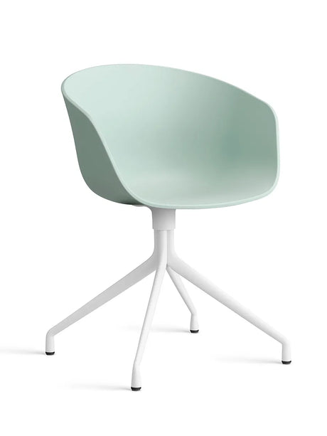 About a Chair AAC20 fra Hay - Dusty Mint / Hvid pulverlakeret aluminium - Jacobsen Plus
