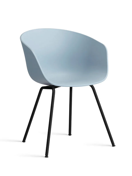 About a Chair AAC26 fra Hay - Slate Blue / Sort pulverlakeret stål - Jacobsen Plus