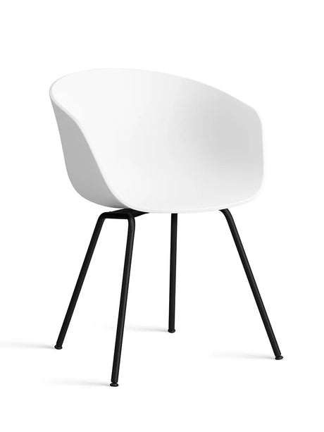 About a Chair AAC26 fra Hay - White / Sort pulverlakeret stål - Jacobsen Plus