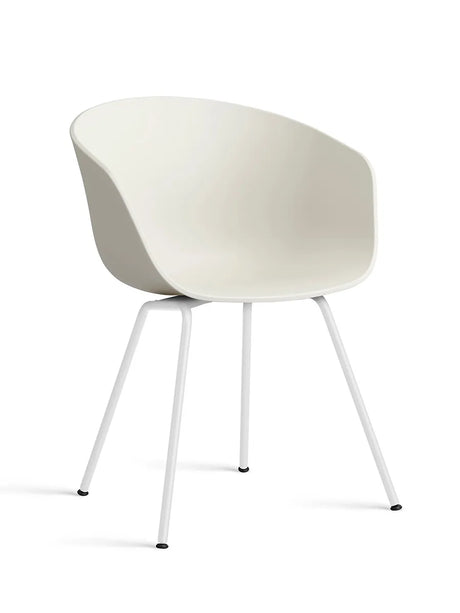 About a Chair AAC26 fra Hay - Melange Cream / Hvid pulverlakeret stål - Jacobsen Plus