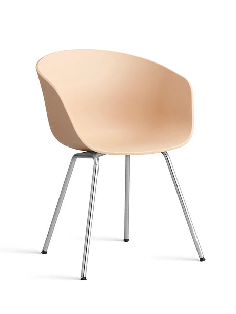 About a Chair AAC26 fra Hay - Pale Peach / Forkromet stål - Jacobsen Plus