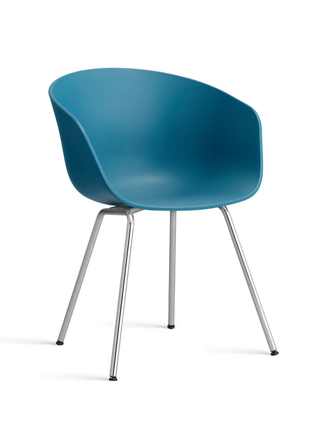 About a Chair AAC26 fra Hay - Azure Blue / Forkromet stål - Jacobsen Plus