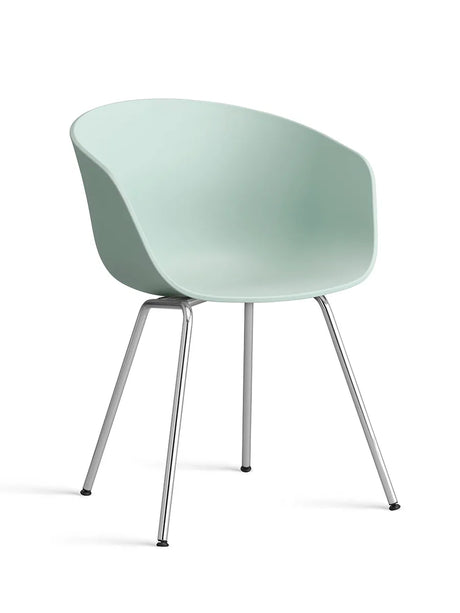 About a Chair AAC26 fra Hay - Dusty Mint / Forkromet stål - Jacobsen Plus