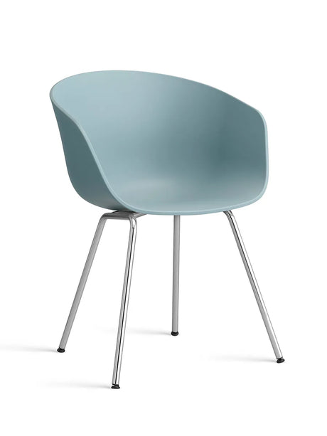About a Chair AAC26 fra Hay - Dusty blue / Forkromet stål - Jacobsen Plus