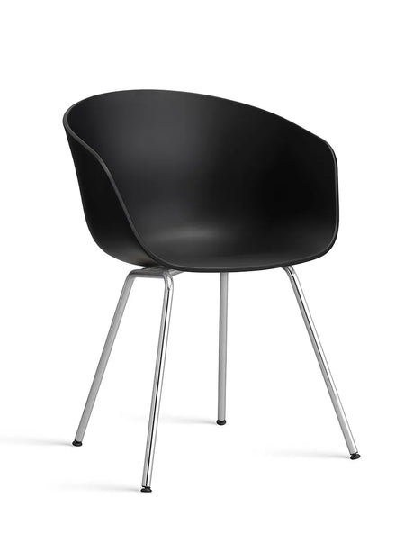 About a Chair AAC26 fra Hay - Black / Forkromet stål - Jacobsen Plus