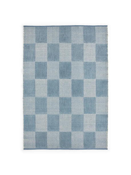 Check Rug, 140 x 200 cm fra Hay - Light blue - Jacobsen Plus