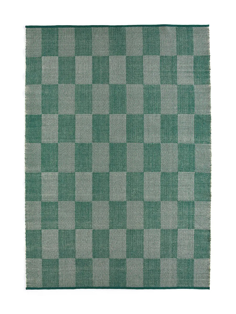 Check Rug, 170 x 240 cm fra Hay - Green - Jacobsen Plus
