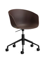 About a Chair AAC52 fra Hay - Raisin / Sort pulverlakeret aluminum - Jacobsen Plus