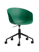 About a Chair AAC52 fra Hay - Teal Green / Sort pulverlakeret aluminum - Jacobsen Plus