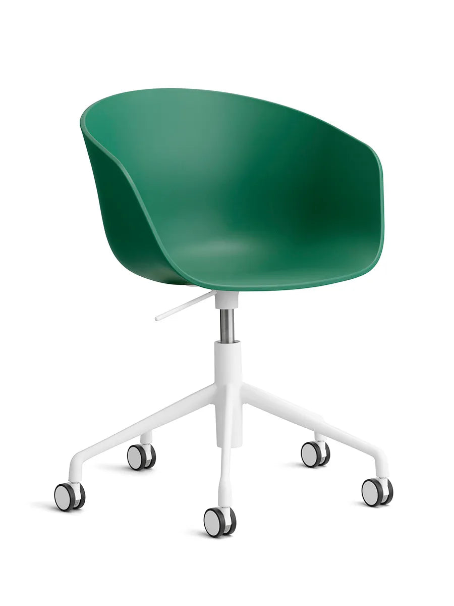 About a Chair AAC52 fra Hay - Teal Green / Hvid pulverlakeret aluminium - Jacobsen Plus