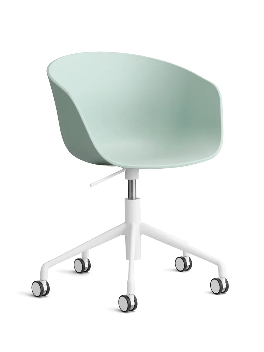 About a Chair AAC52 fra Hay - Dusty Mint / Hvid pulverlakeret aluminium - Jacobsen Plus