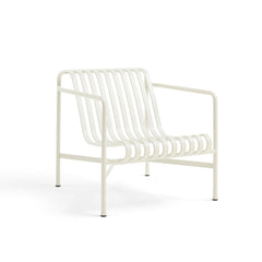 Palissade Lounge Chair Low, cream white fra Hay