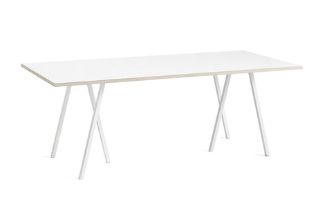 Loop Stand Table, 200 cm fra Hay - Hvid laminat - Jacobsen Plus