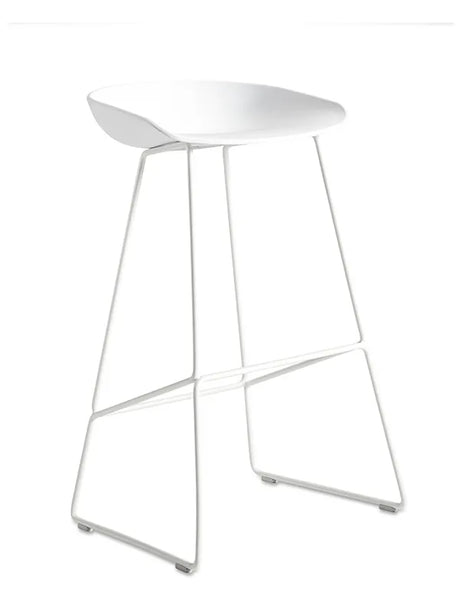About a Stool AAS38 fra Hay - Lav - B 47 x D 45 x H 65-76 cm / Sort / Sort pulverlakeret stål - Jacobsen Plus