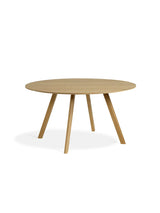 Copenhague CPH25 Bord, Ø140 cm fra Hay - Lakeret eg / Samme som stel - Jacobsen Plus