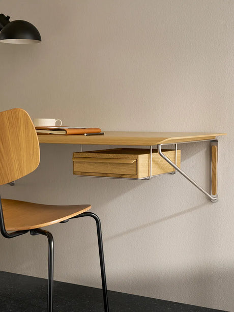AB020D Wall Desk Skuffemodul fra Carl Hansen & Søn - Lakeret eg - Jacobsen Plus