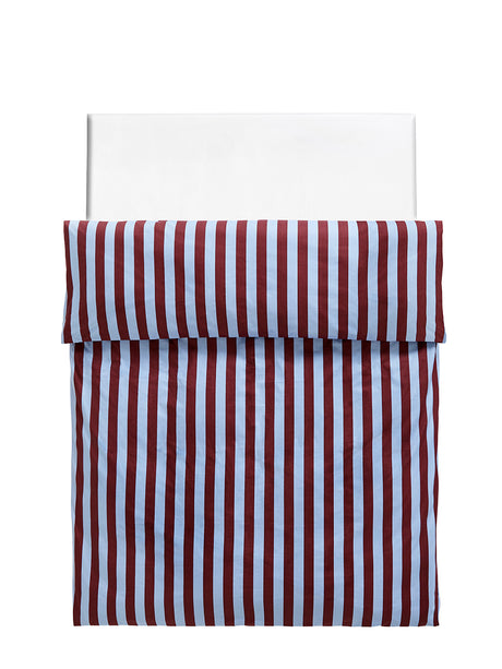 Été dynebetræk, Bordeaux and sky blue fra HAY - 1 - Jacobsen Plus