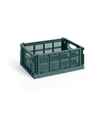 Colour Crate Medium, Dark green fra Hay