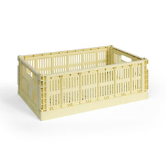 Colour Crate Large, Light yellow fra Hay