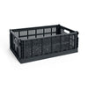 Colour Crate Large, Charcoal fra Hay