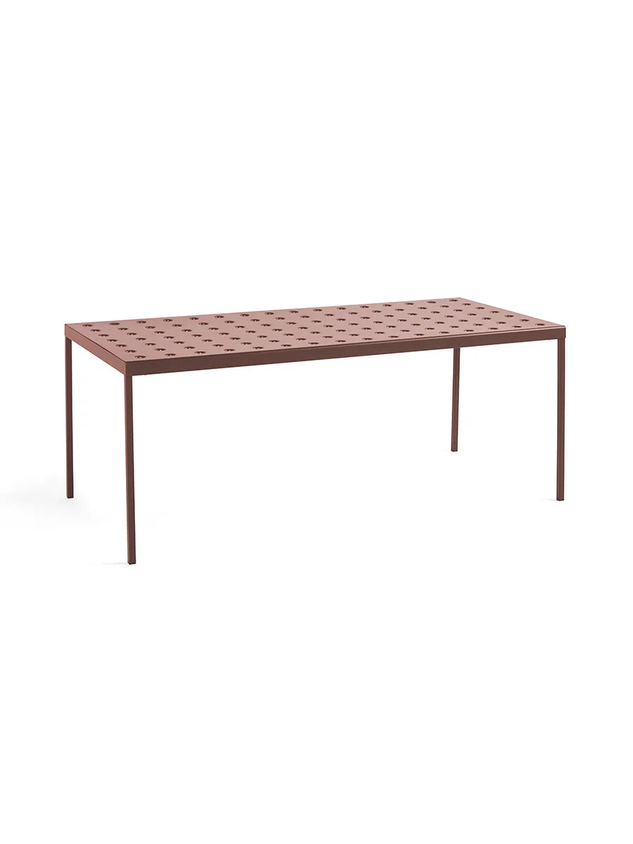 Balcony Table, 76x190 cm fra Hay - Iron Red - Jacobsen Plus