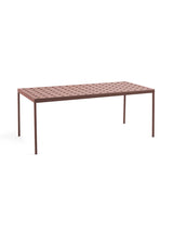 Balcony Table, 76x190 cm fra Hay - Iron Red - Jacobsen Plus