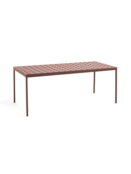 Balcony Table, 76x190 cm fra Hay - Iron Red - Jacobsen Plus