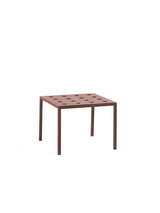 Balcony low table, 50x51 cm fra Hay - Iron Red - Jacobsen Plus