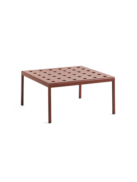 Balcony low table, 75x76 cm fra Hay - Iron Red - Jacobsen Plus