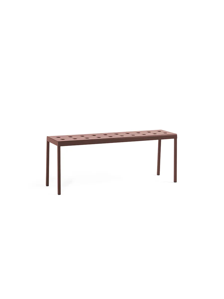Balcony bench, 35x119 cm fra Hay - Iron Red - Jacobsen Plus
