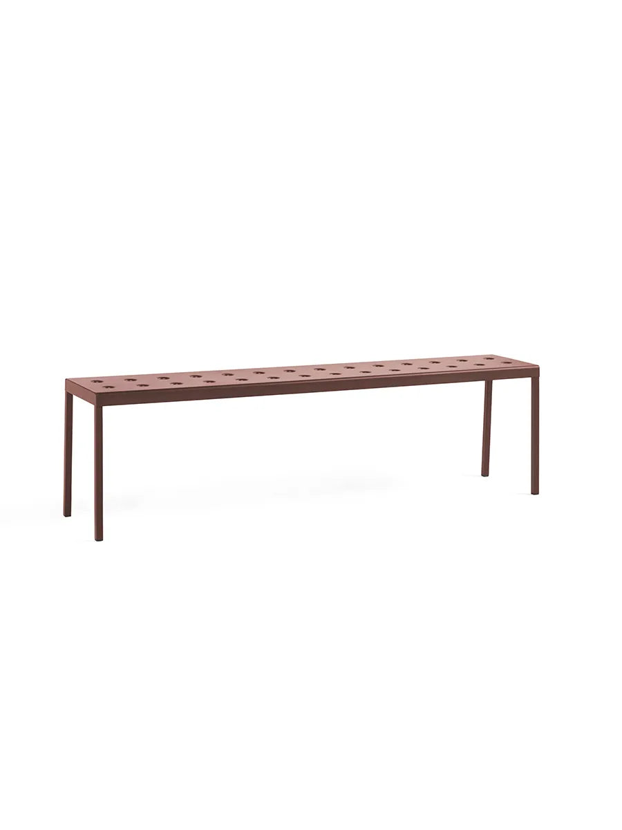 Balcony bench, 35x165,5 cm fra Hay - Iron Red - Jacobsen Plus