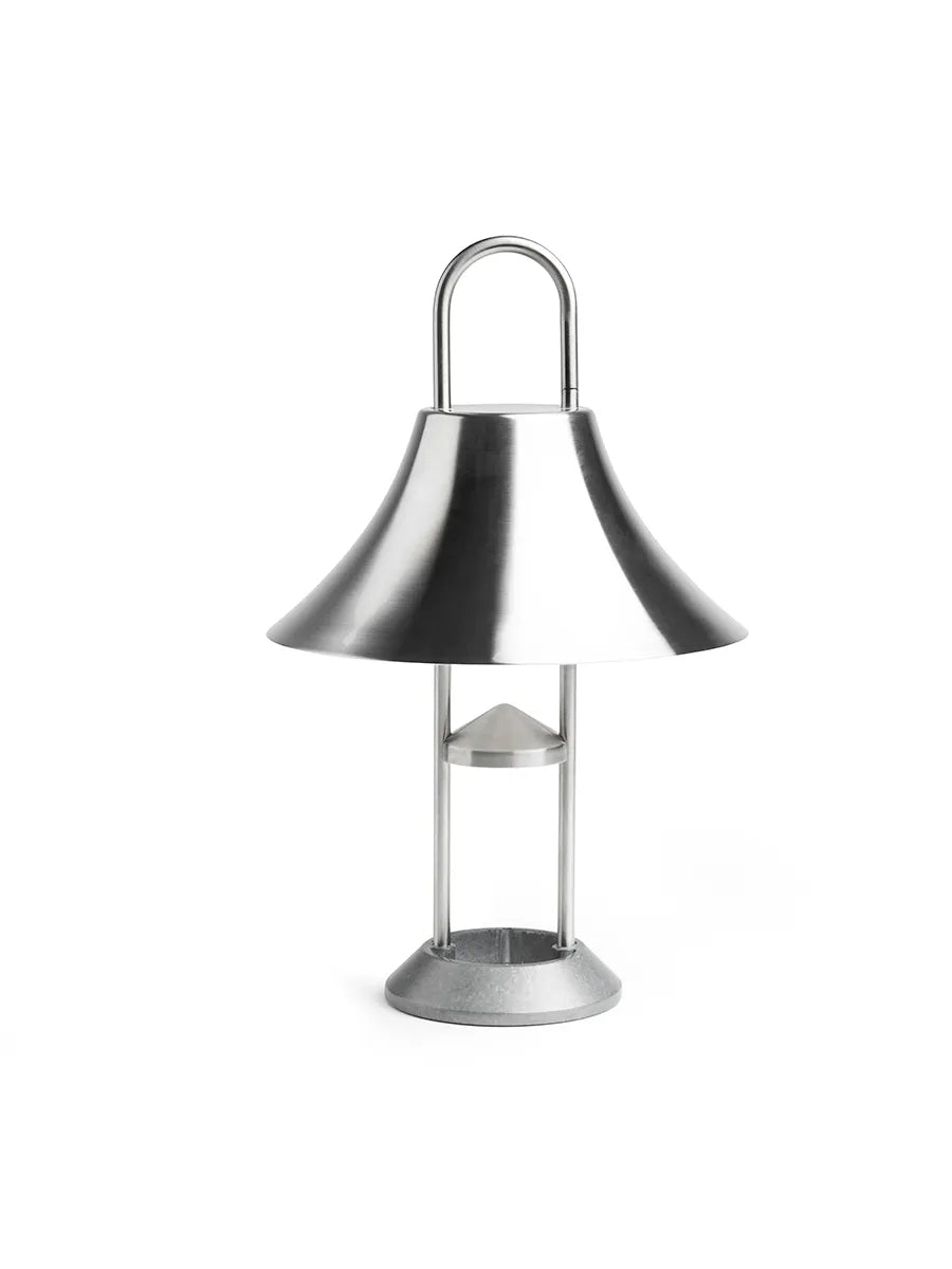 Mousqueton Portable lampe fra Hay - Brushed stainless steel - Jacobsen Plus