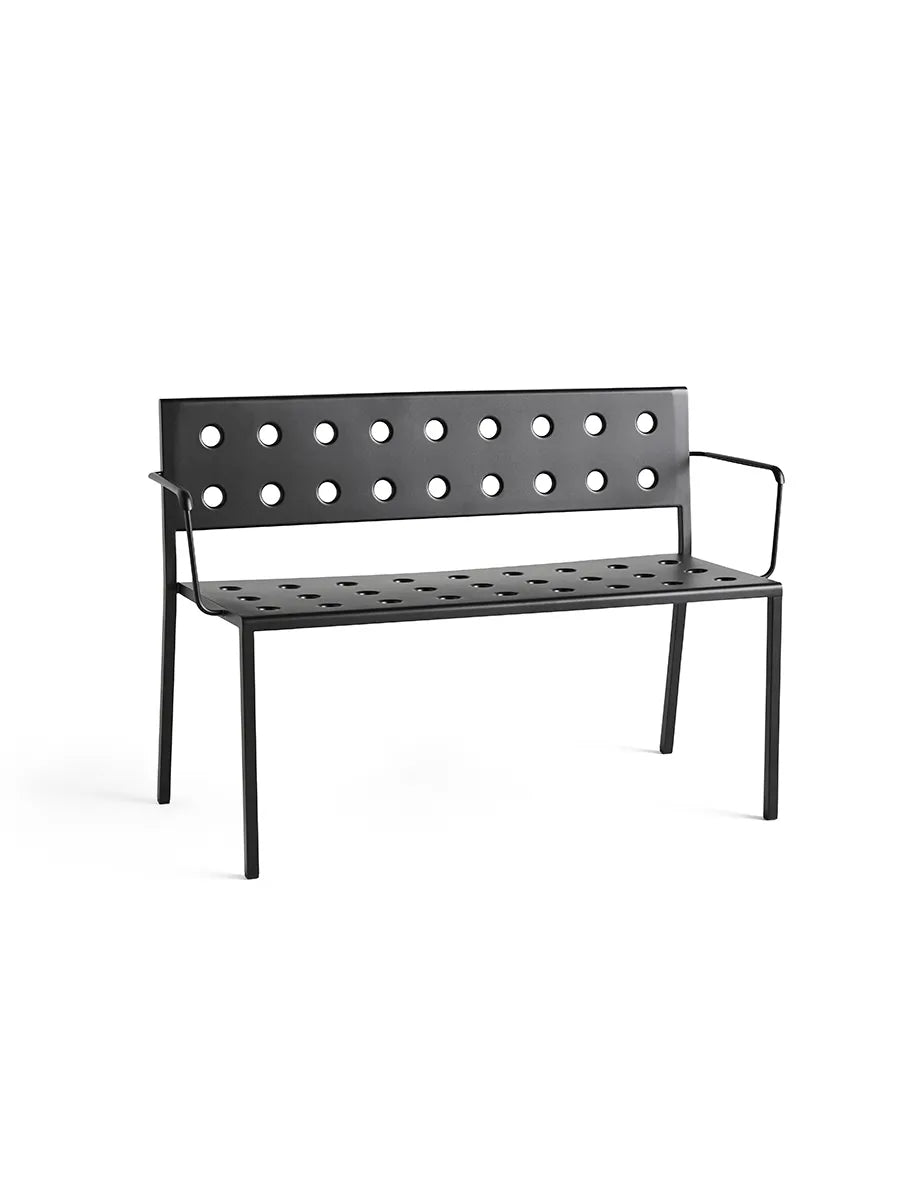 Balcony Dining armbench fra Hay - Anthracite - Jacobsen Plus