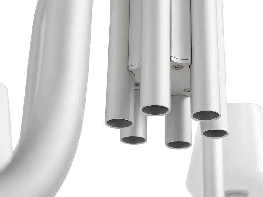 Apollo Chandelier 745, hvid opalglas fra Hay