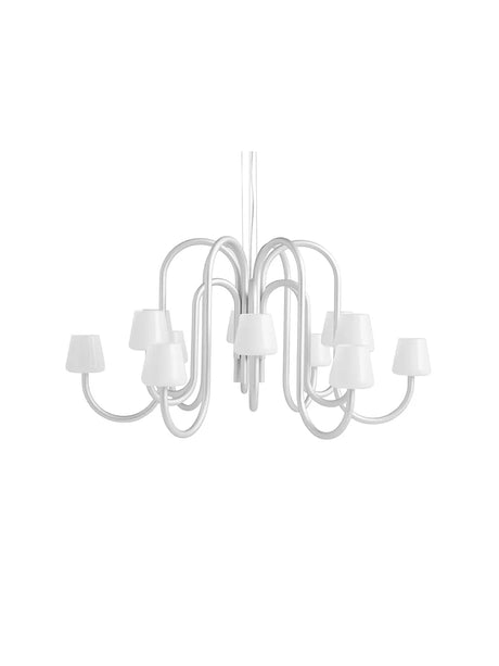 Apollo Chandelier 1065, hvid opalglas fra Hay - 1 - Jacobsen Plus