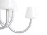 Apollo Chandelier 1065, hvid opalglas fra Hay - 2 - Jacobsen Plus
