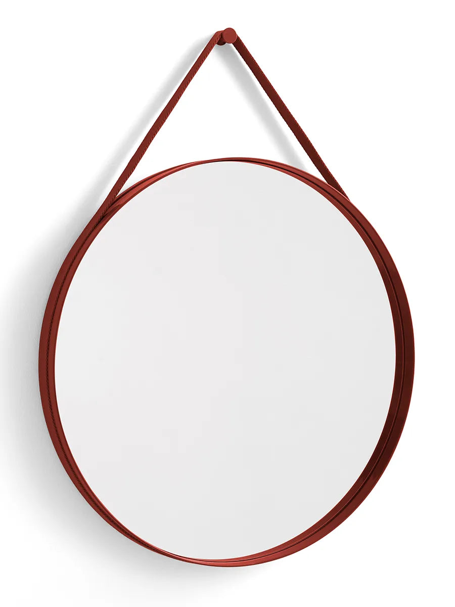 Strap Spejl fra Hay - Red / Ø70 - Jacobsen Plus