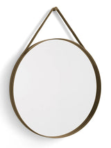 Strap Spejl fra Hay - Light brown / Ø70 - Jacobsen Plus