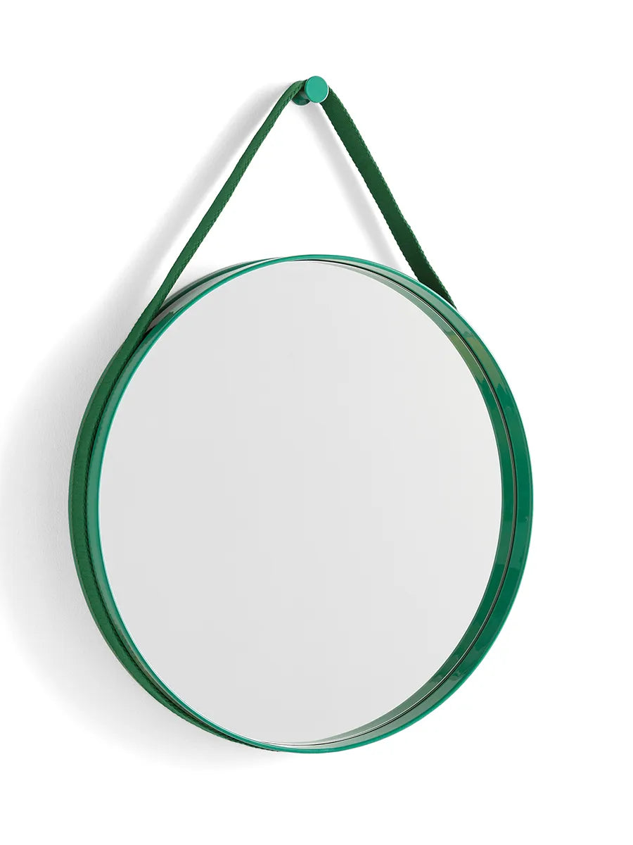 Strap Spejl fra Hay - Green / Ø50 - Jacobsen Plus