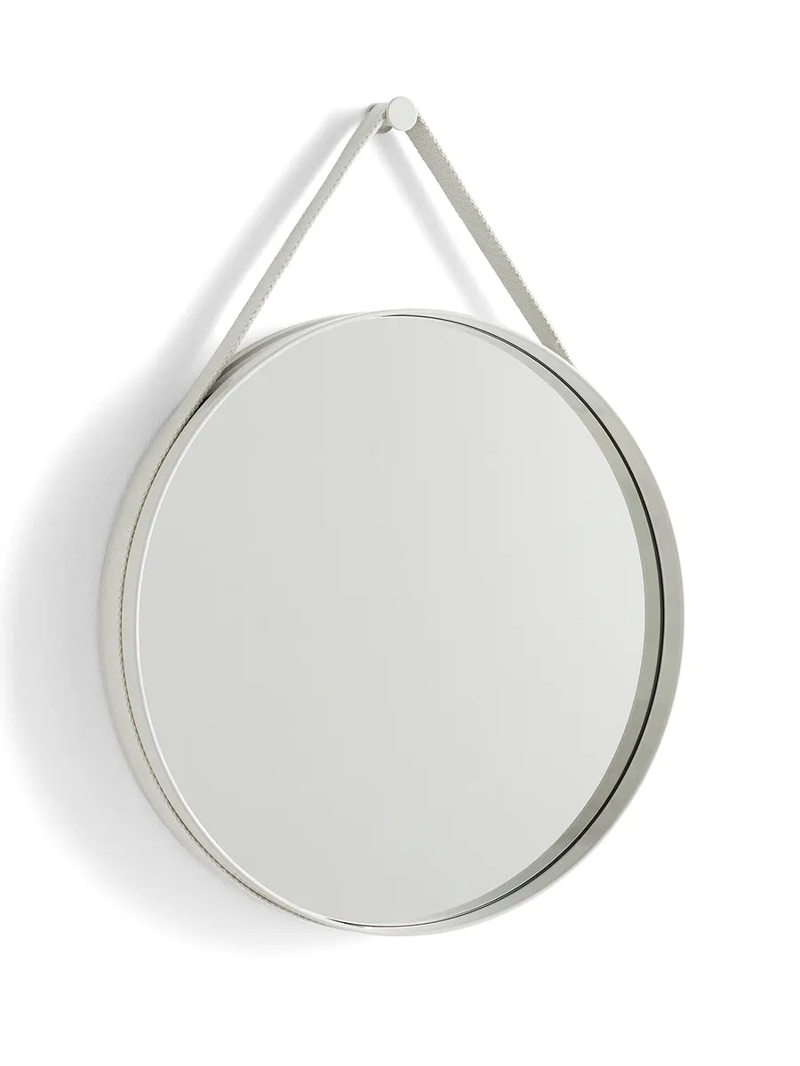 Strap Spejl fra Hay - Light grey / Ø50 - Jacobsen Plus