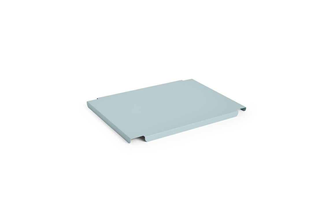 Colour crate metal låg, medium fra Hay - Dusty blue - Jacobsen Plus