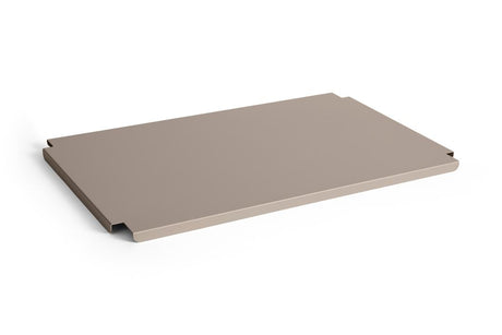 Colour crate metal låg, large fra Hay - Warm grey - Jacobsen Plus