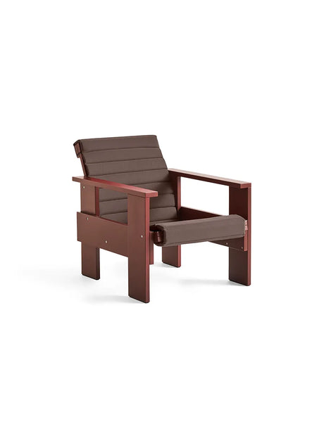 Quilted sædehynde til Crate Loungechair, Iron Red fra Hay - 4 - Jacobsen Plus