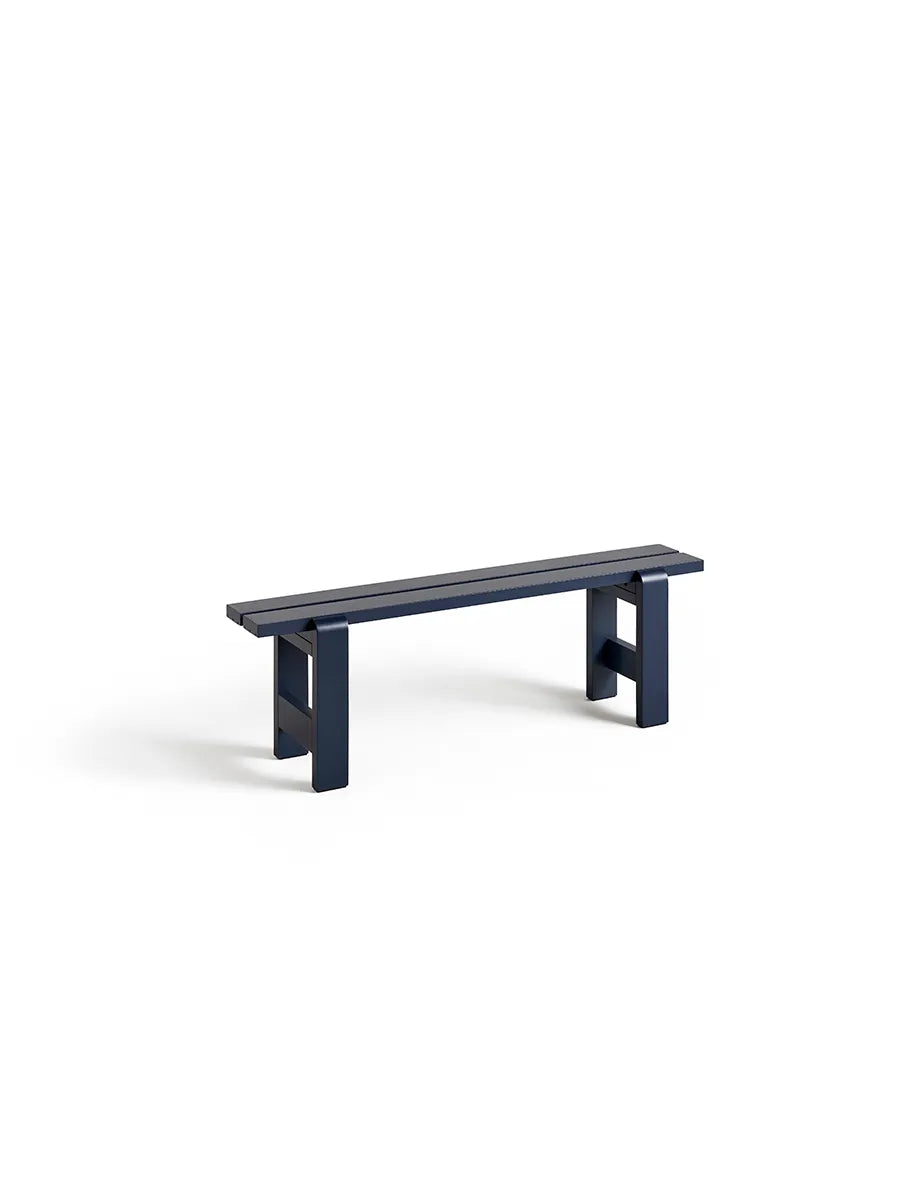 Weekday Bench, 140 cm fra Hay - Steel blue - Jacobsen Plus