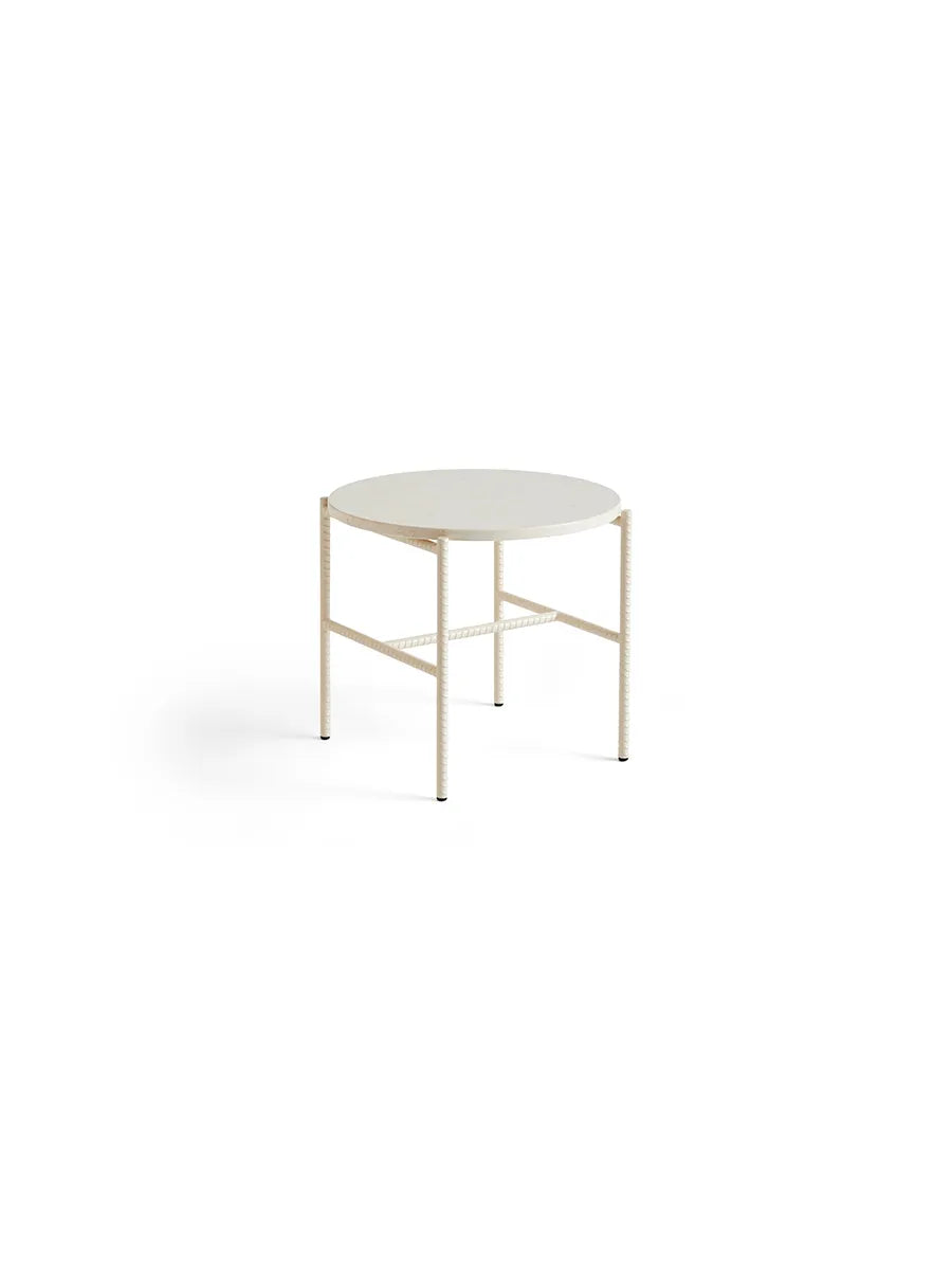 Rebar Side Table Ø45 fra Hay - Alabaster / Beige Marble - Jacobsen Plus