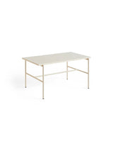 Rebar Coffee Table fra Hay - Alabaster / Beige Marble - Jacobsen Plus