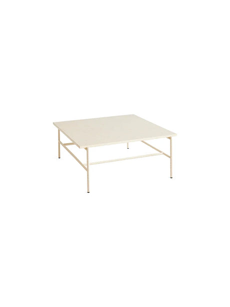 Rebar Coffee Table L80 fra Hay - Alabaster / Beige Marble - Jacobsen Plus