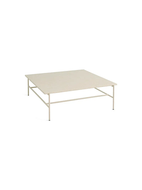 Rebar Coffee Table L100 fra Hay - Alabaster / Beige Marble - Jacobsen Plus